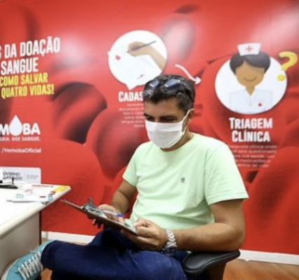  Hemoba promove campanha Junho Vermelho para incentivo à doação de sangue