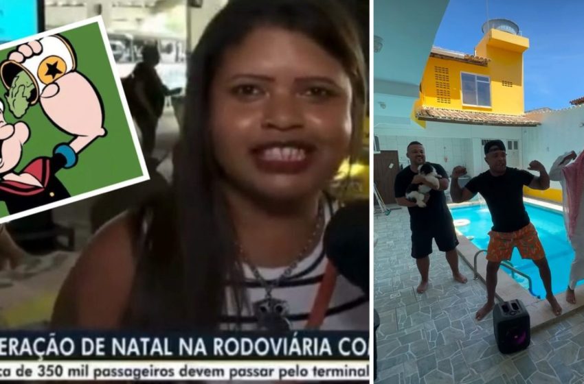  Bruno Magnata, da banda La Fúria, transforma hit “Espinafre do Popeye” em pagodão após viralizar em entrevista na Rodoviária de Salvador