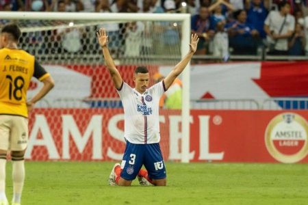  Zagueiro se recupera de lesão e reforça o Bahia para duelo na Copa do Brasil