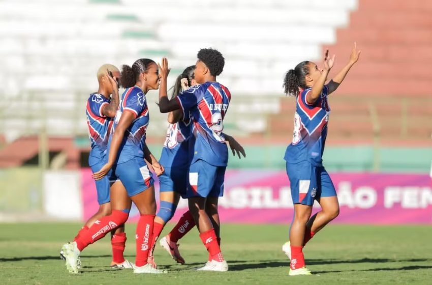  Técnico do Bahia comemora classificação inédita no Brasileiro Feminino: “Dar voz à mulher nordestina”