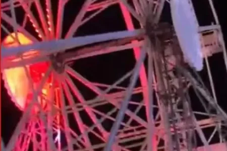  Ipirá: criança cai de roda-gigante durante festejos de São João no Parque de Exposições