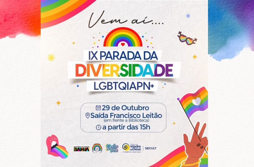  Madre de Deus se prepara para a 9ª Parada da Diversidade LGBTQIAPN+ 2023