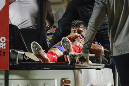  Sanabria sofre lesão no joelho e não joga mais nesta temporada pelo Bahia