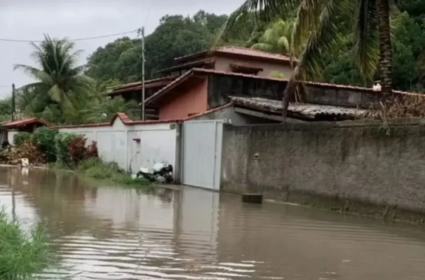  Inmet emite alertas de perigo para chuvas com risco de desastres no Extremo sul da Bahia