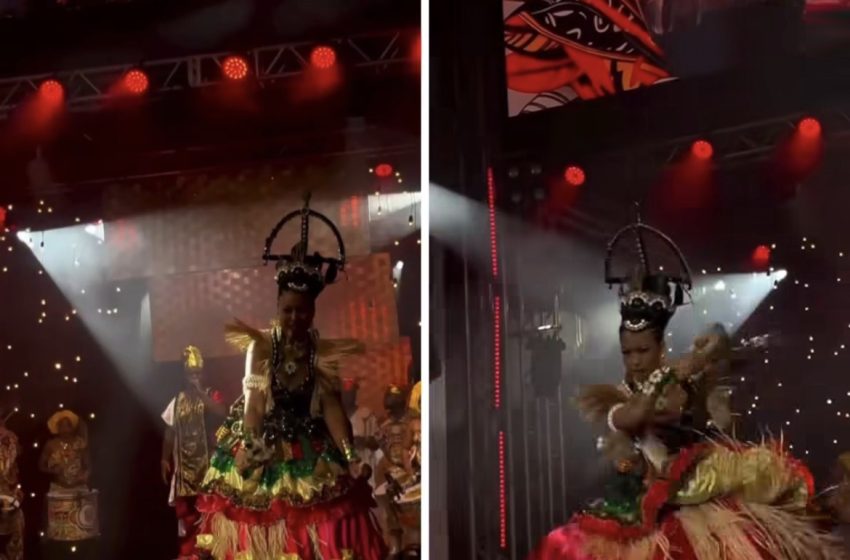  Carol Xavier é eleita Deusa do Ébano do Ilê Aiyê em Salvador