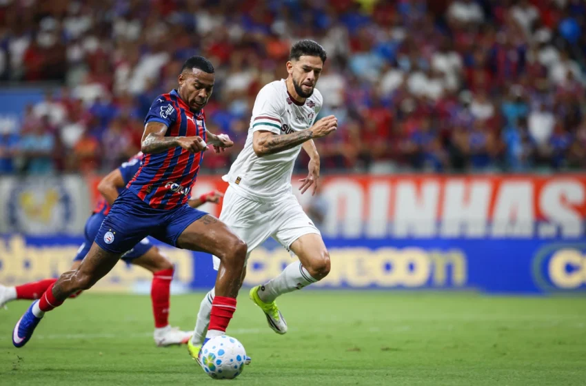  Bahia estreia na Fonte Nova na Série A com um empate por 1×1 contra o Fluminense