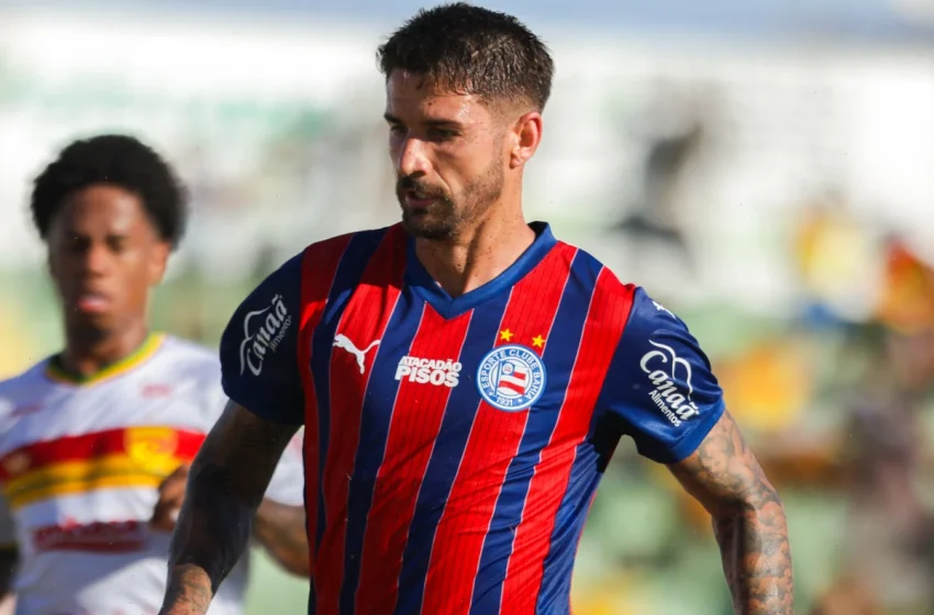  Everaldo marca em reestreia, mas Bahia sofre empate da Juazeirense no Campeonato Baiano; veja como foi