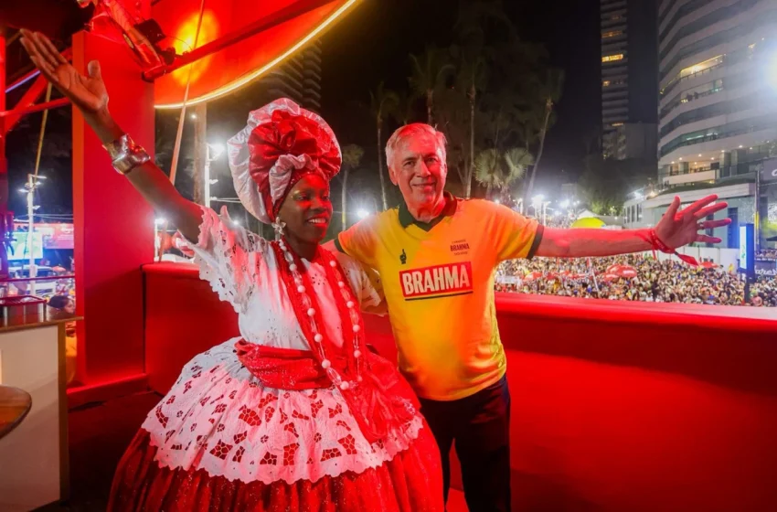  Carlo Ancelotti promete Hexa no Carnaval de Salvador: ‘Tá liberado acreditar’
