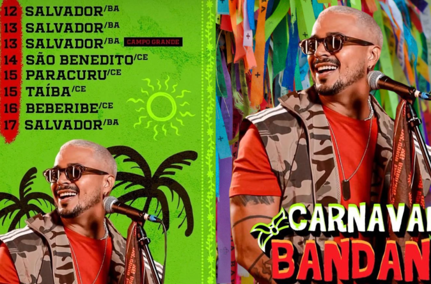  Banda Bandana leva clássicos do Axé para a Ribeira no ultimo dia de carnaval