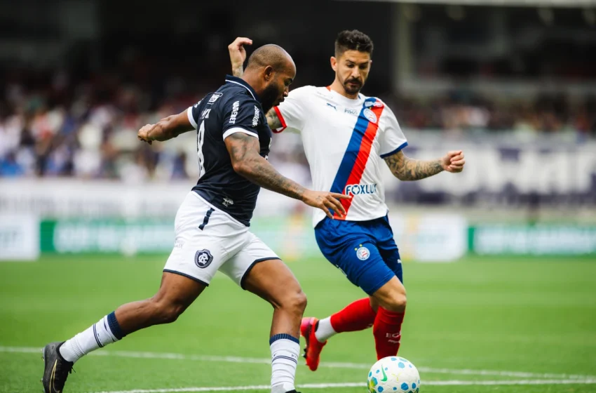  Bahia faz jogo desastroso e é goleado por 4×1 para o Remo no Brasileirão