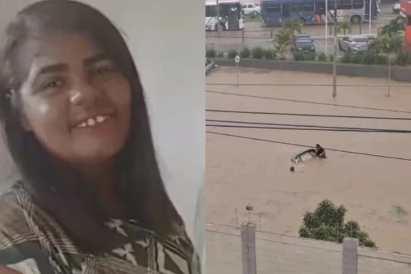  Bombeiros seguem buscas por mulher arrastada por enxurrada na Bahia