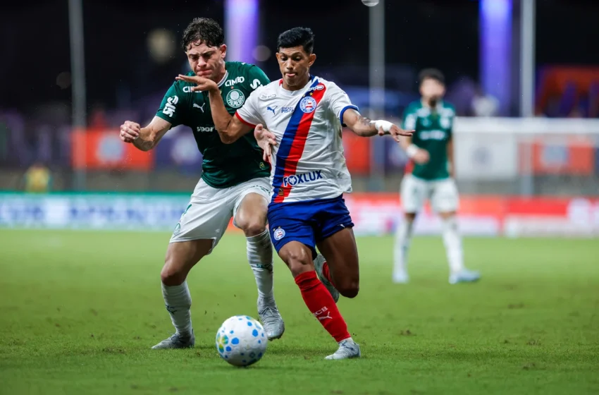  Com gol contra de Mingo, Bahia é derrotado pelo Palmeiras por 2×1 na Fonte Nova