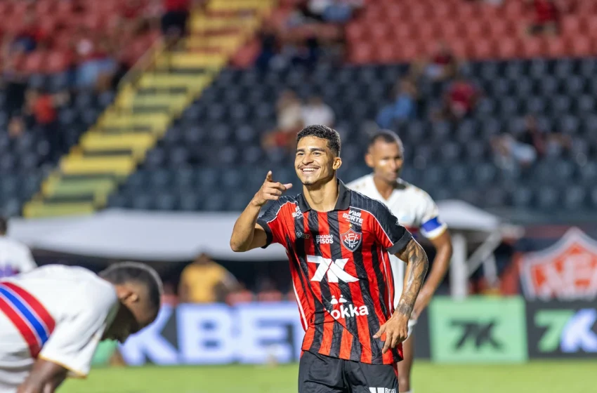  Vitória bate o Piauí por 3×1, assume a liderança e fica perto das quartas da Copa do Nordeste