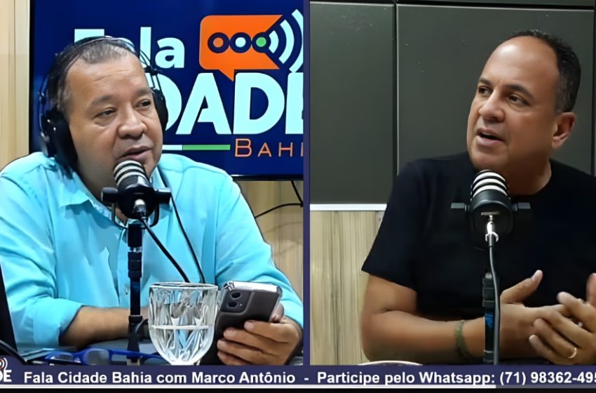  Deputado Jorge Araújo debate saúde, obras e política em entrevista à Sauipe FM